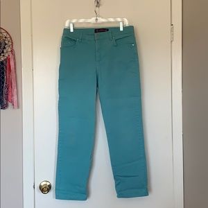 Turquoise pants